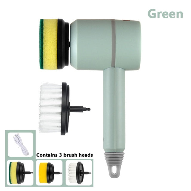 Electric Spin Scrubber Cleaning Brush