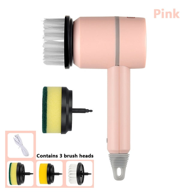 Electric Spin Scrubber Cleaning Brush
