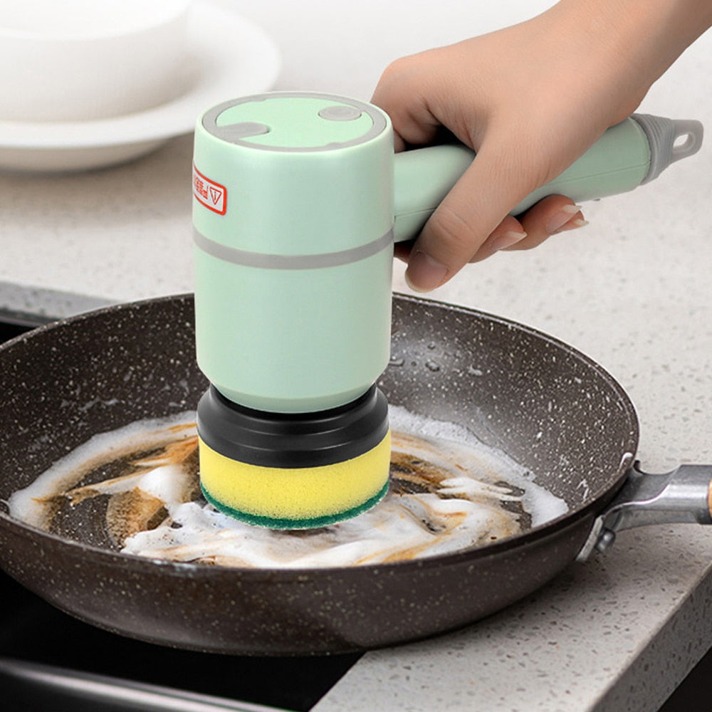 Electric Spin Scrubber Cleaning Brush
