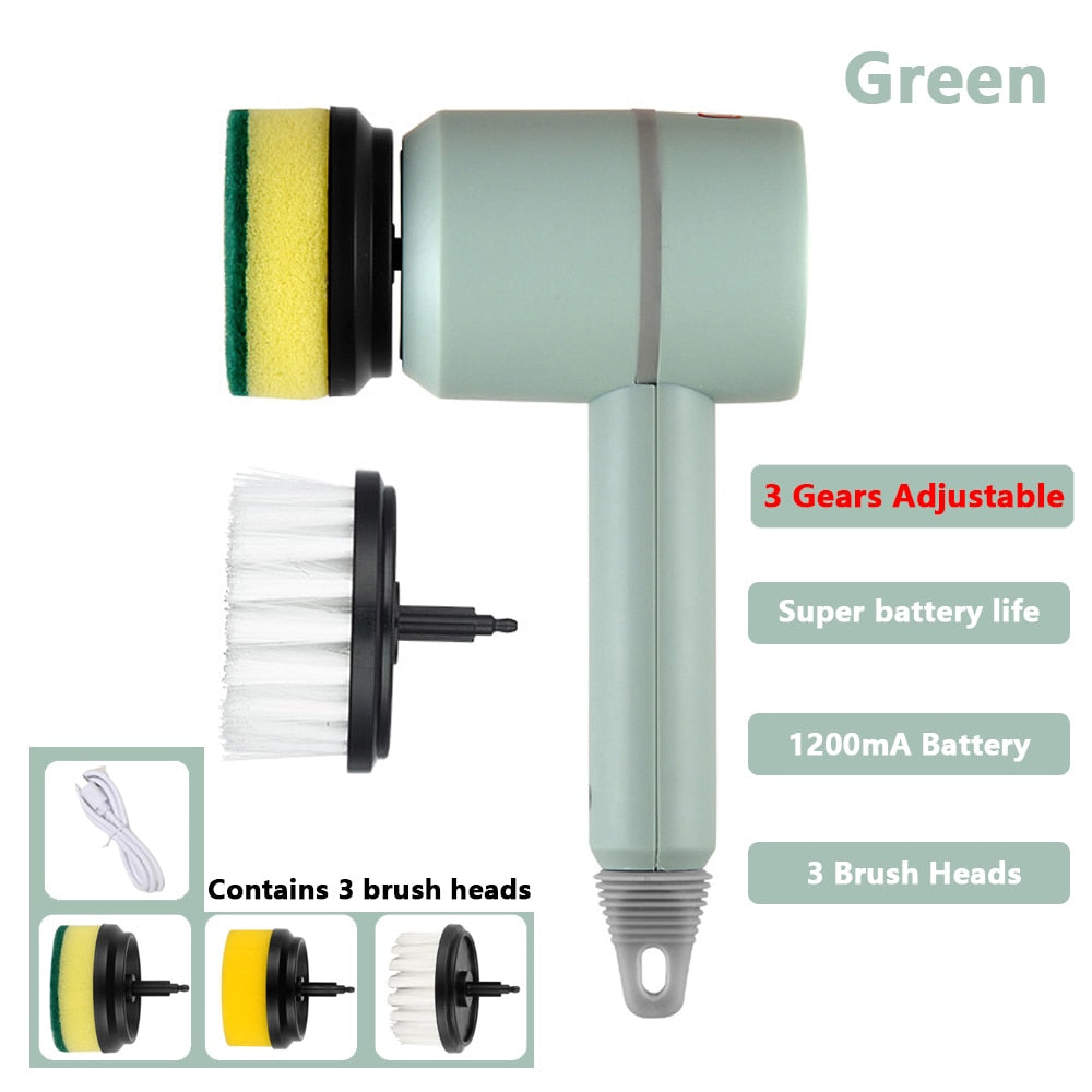 Electric Spin Scrubber Cleaning Brush
