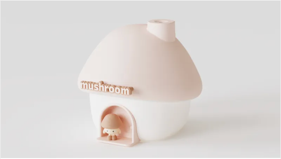 Mushroom House Ambient Light & Silent Humidifier