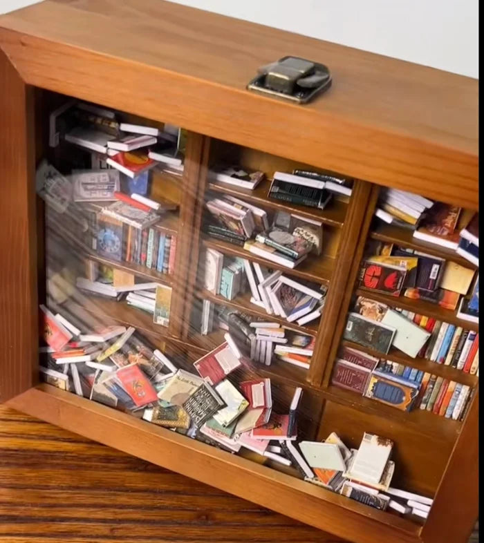 Anxiety Bookshelf — The Stress-Relief Desk Toy