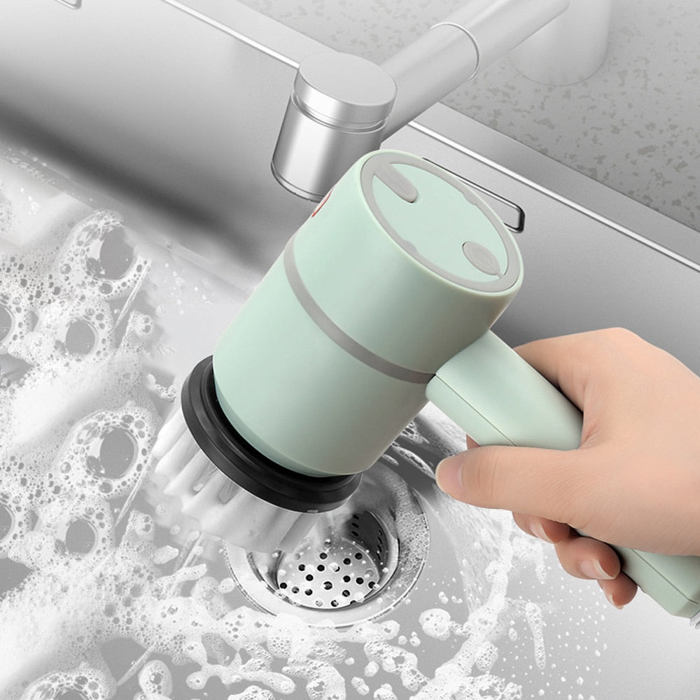 Electric Spin Scrubber Cleaning Brush