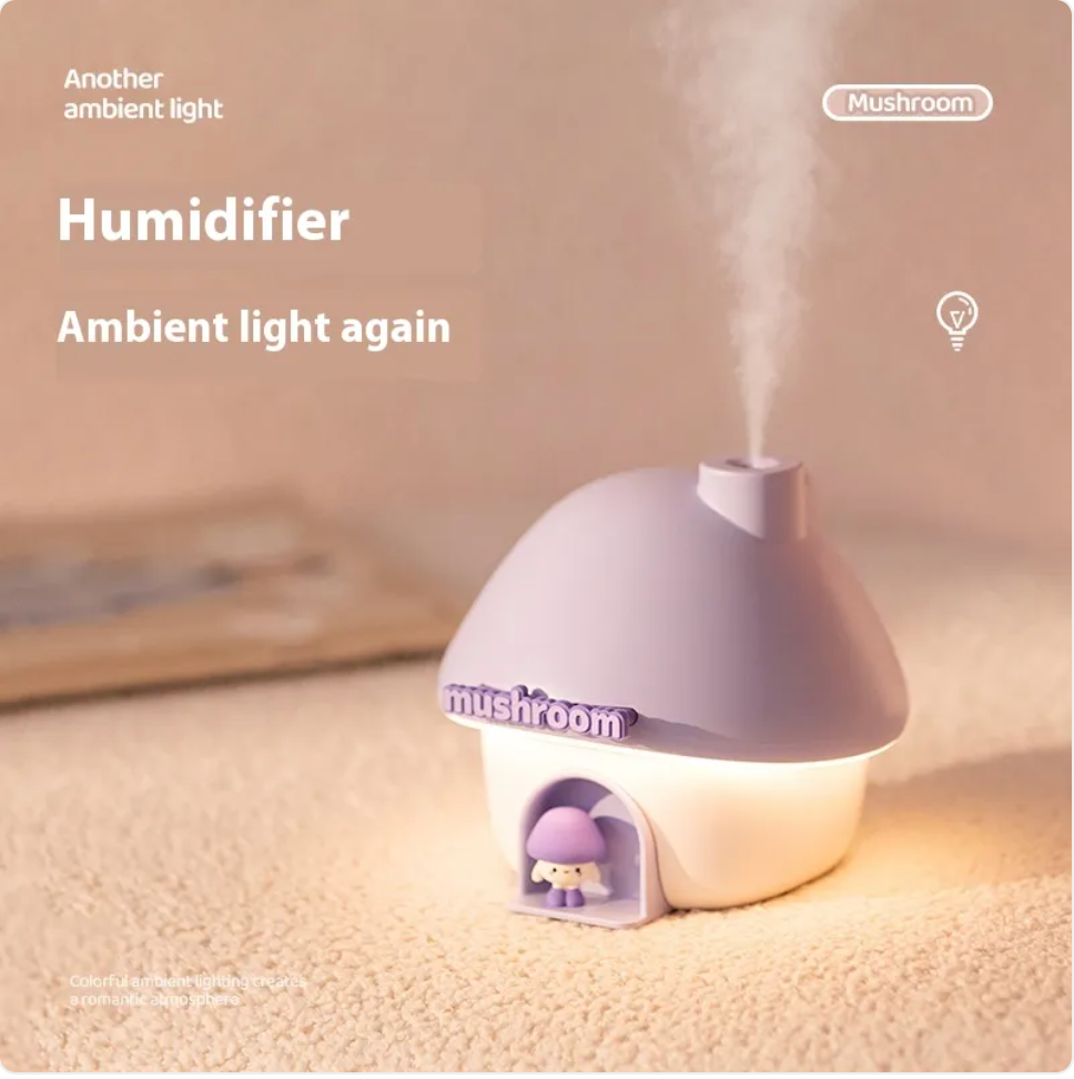 Mushroom House Ambient Light & Silent Humidifier